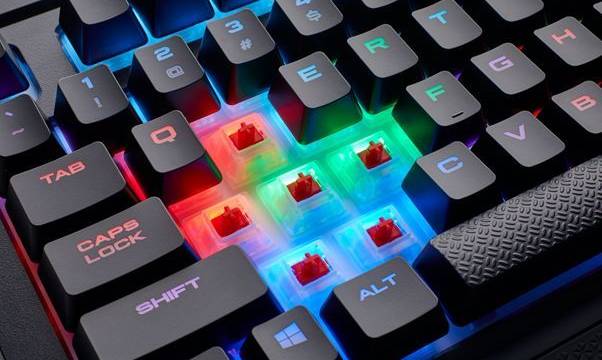 Interruptores del Corsair K68 RGB