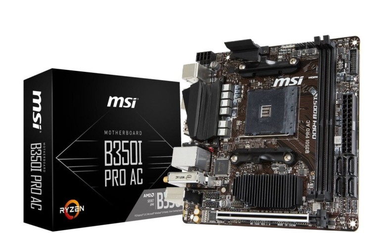 MSI B350I Pro AC amd ryzen