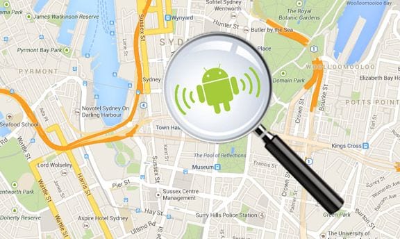 android localizador smartphone