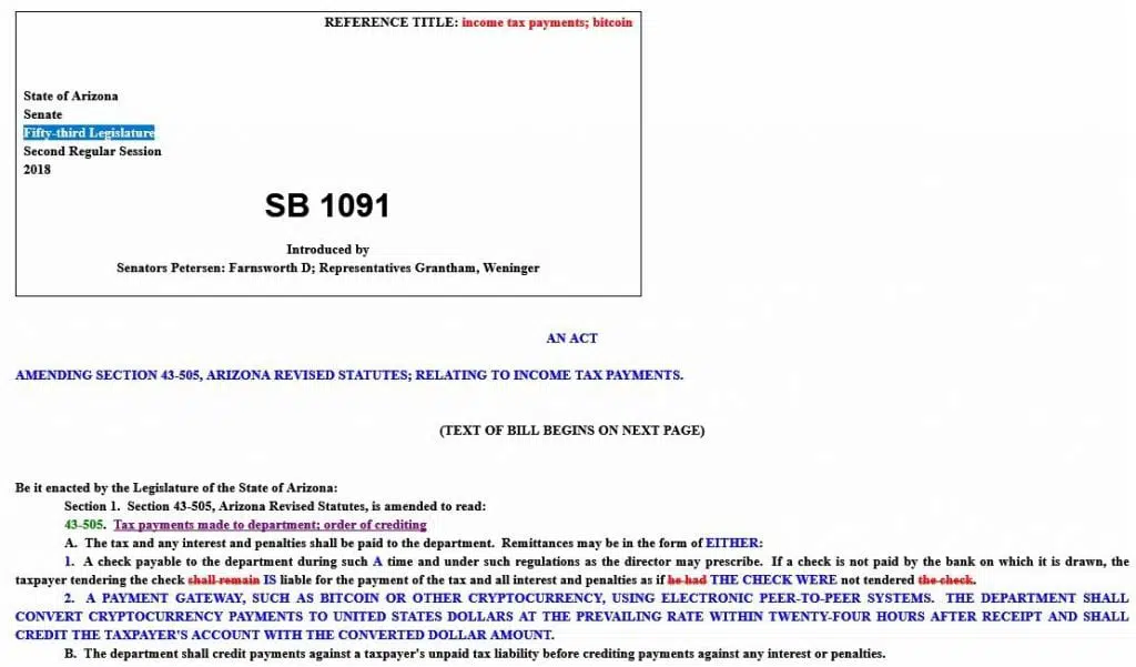 proyecto de ley SB1091