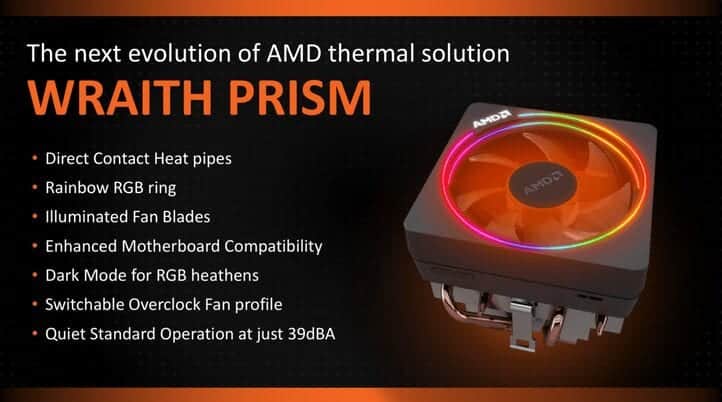 amd wraight prism ryzen 2000
