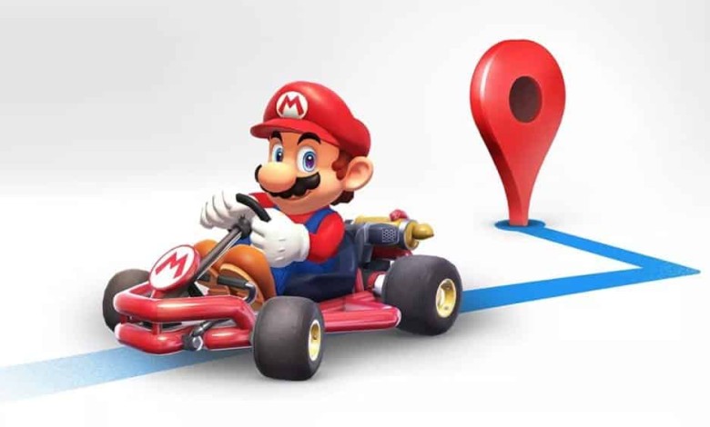 super mario google maps