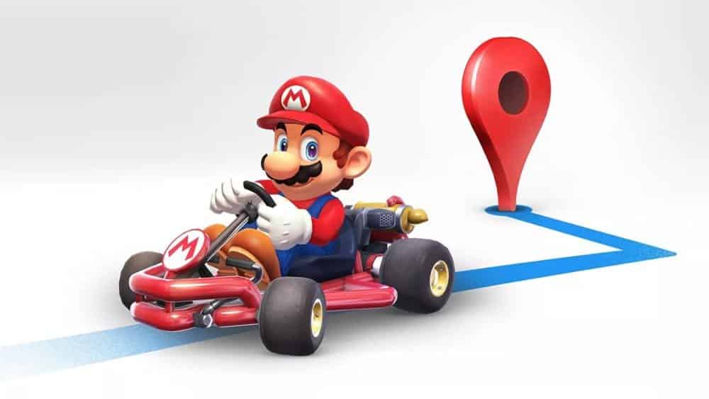 super mario google maps