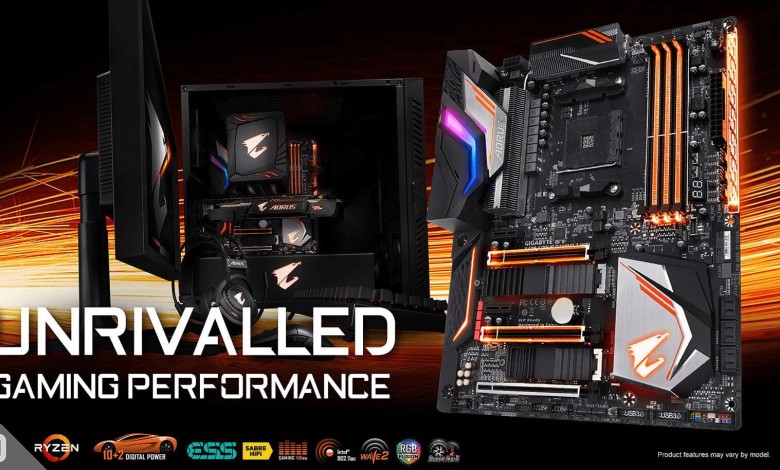 gigabyte aorusplaca base amd ryzen 2000