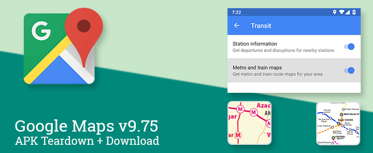 google maps v9.75