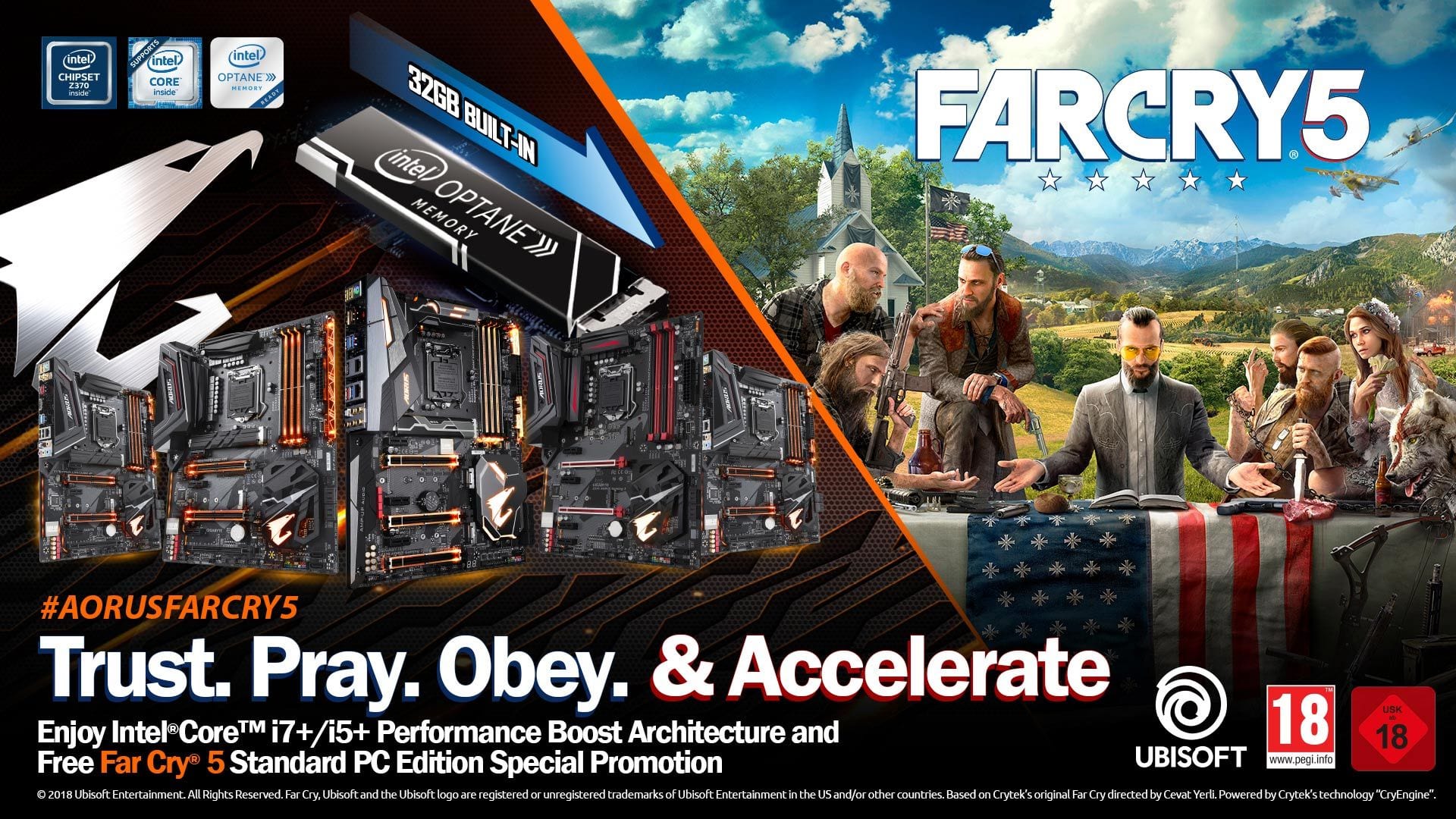 Gigabyte Intel Core i7 i5 farcry 5