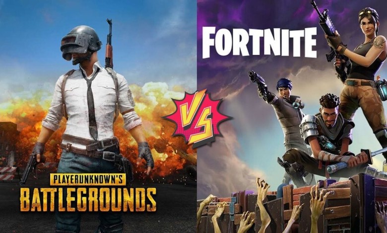 PUBG VS FORTNITE playerunknowns battlegrounds