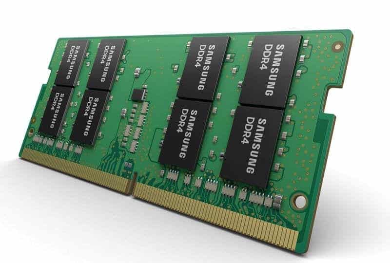 samsung ddr4 so dimm 10nm