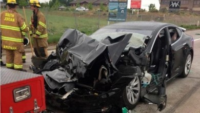 tesla model s autopilot accidente
