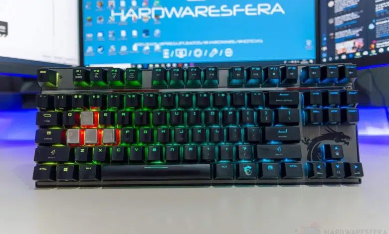 Teclado mecanico MSI Vigor GK70 12