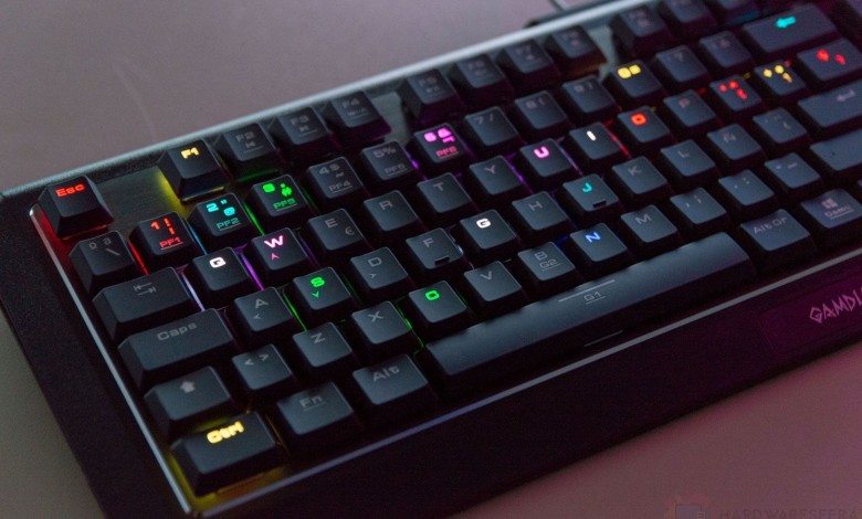 Teclado mecanico Gamdias HERMES P3 RGB 22