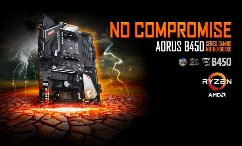 gigabyte aorus b450 amd ryzen