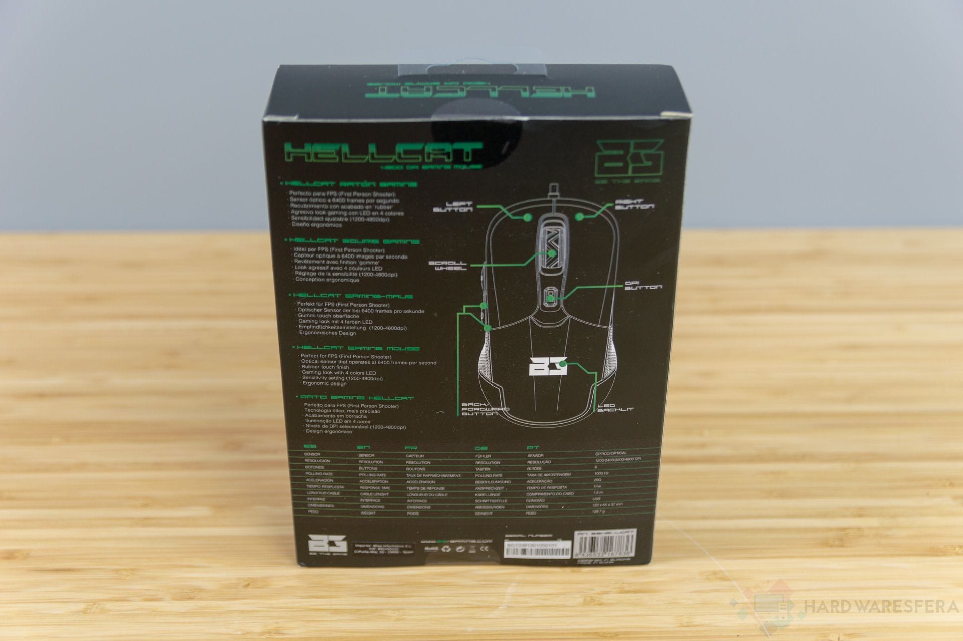 Ratón gamer BG HELLCAT 03