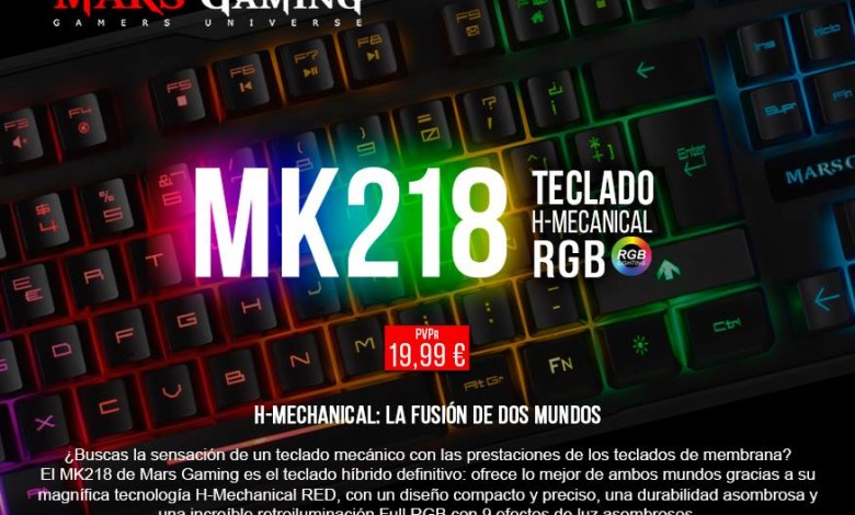 mars gaming mk218