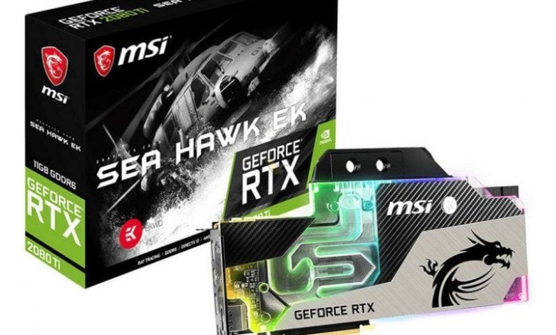 msi rtx 2080 ti sea hawk ek x