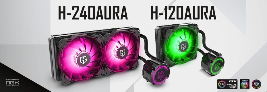 nox hummer h 120 aura hummer h240 aura banner