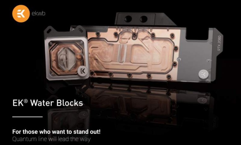 ekwb bloque procesador nvidia geforce rtx
