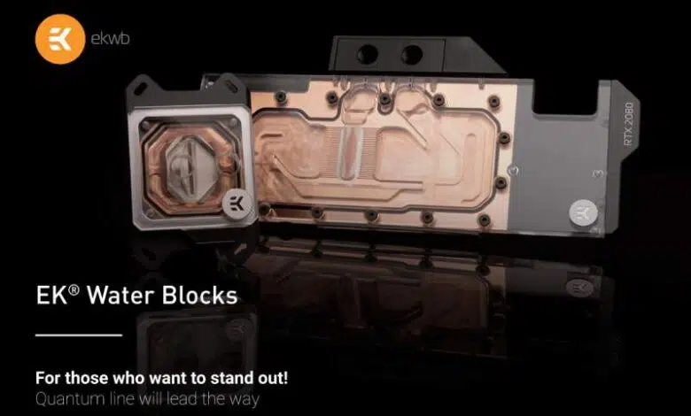ekwb bloque procesador nvidia geforce rtx