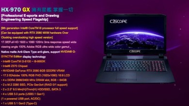 NVIDIA GeForce RTX 2080 Mobile Ciscope portatil gaming