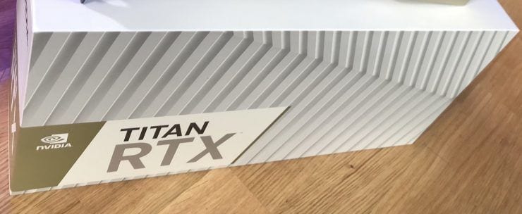 Nvidia GeForce TITAN RTX box