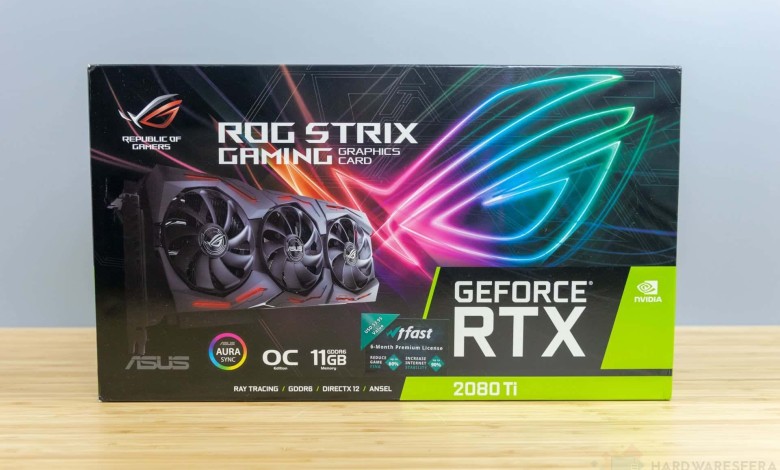 Tarjeta grafica ASUS RTX 2080 ti STRIX 18