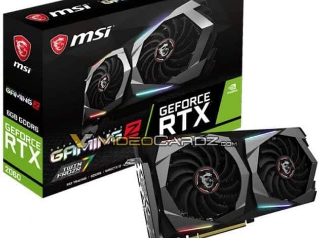 MSI RTX 2060 Gaming Z