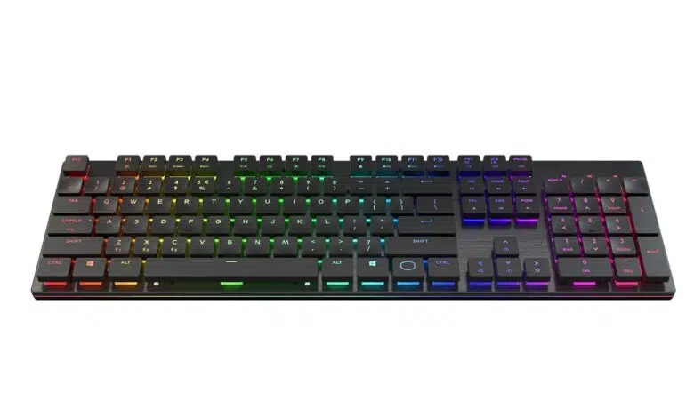 teclado cooler master formato completo