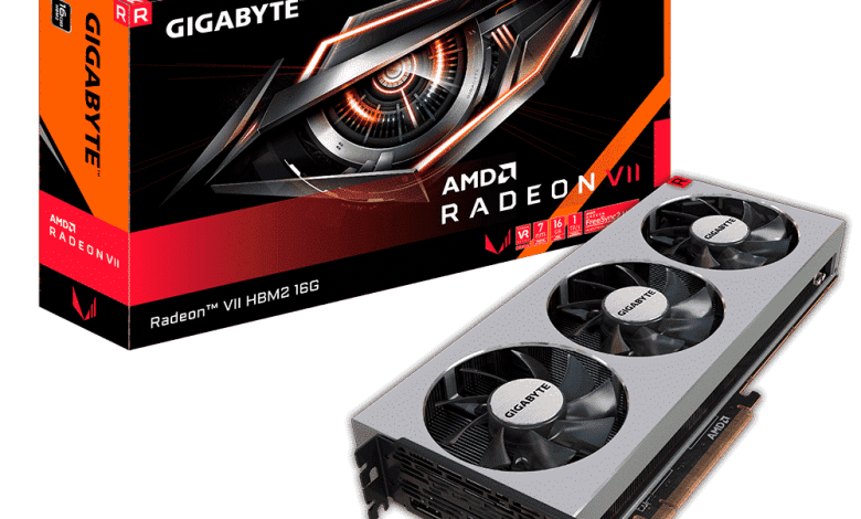 gigabyte radeon vii tarjeta grafica