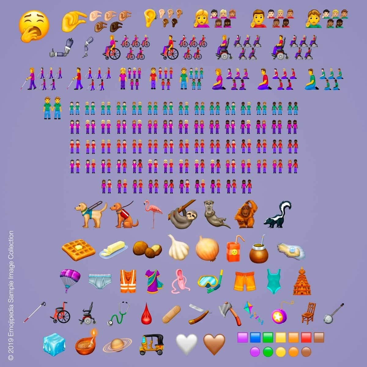 Emojis introducidos en 2019