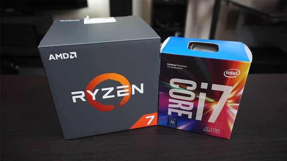 amd ryzen intel core procesador hardware