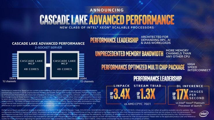intel cascade lake x cpu