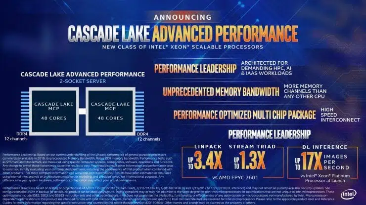intel cascade lake x cpu