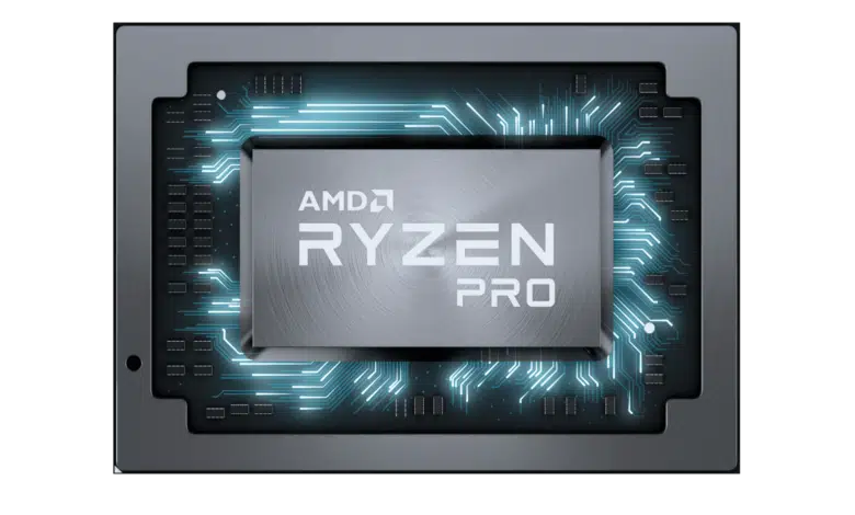 AMD Ryzen PRO Mobile Chip Shot Front scaled
