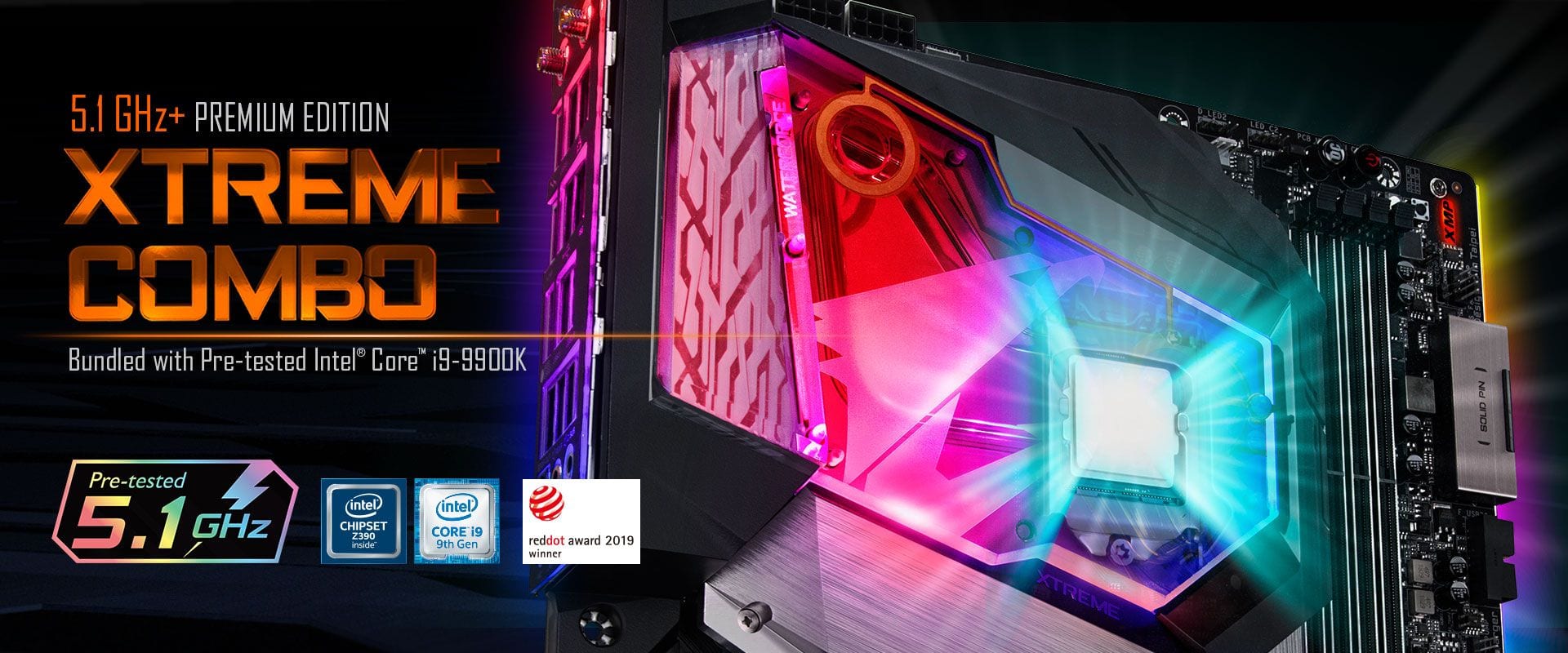 GIGABYTE Z390 AORUS XTREME WATERFORCE 5G Premium Edition Bundle