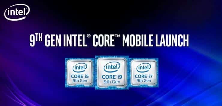 Intel Core 9Gen Mobile