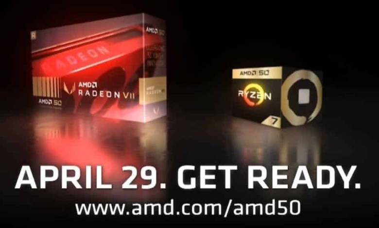 amd Radeon VII amd Ryzen 7 2700X 50 anniversary edition