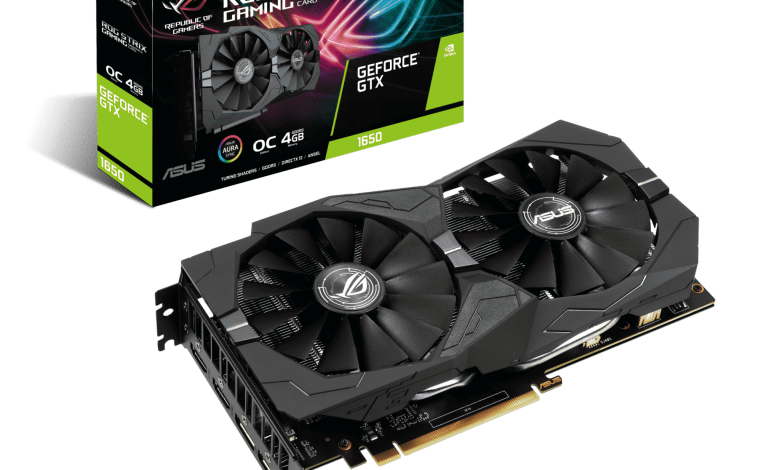 asus ROG STRIX GTX1650 O4G GAMING boxvga scaled