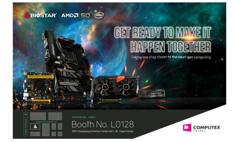 biostar amd ryzen computex 2019