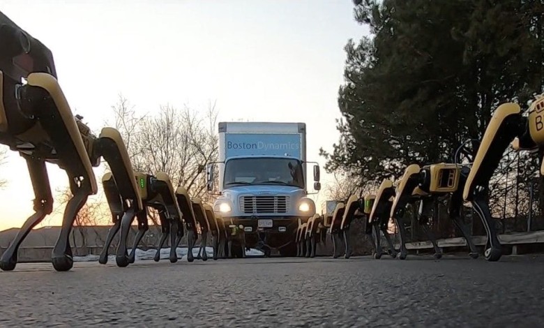 boston dynamics spotmini camion