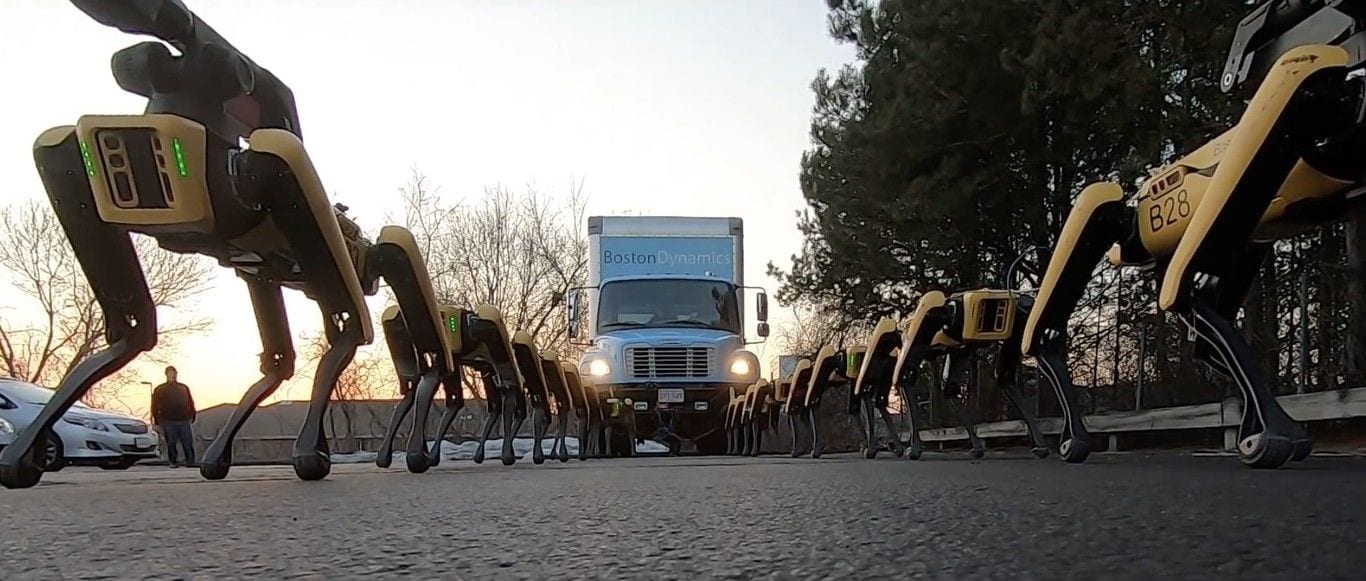 boston dynamics spotmini camion
