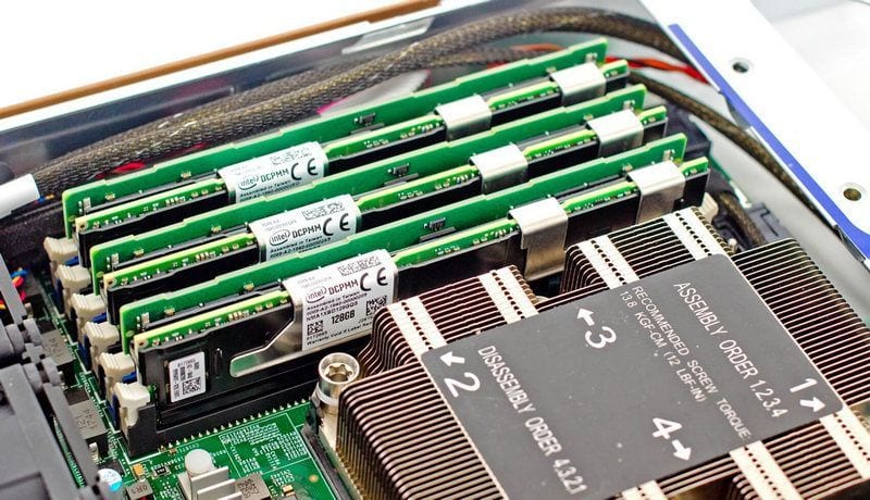 intel optane dc servidor