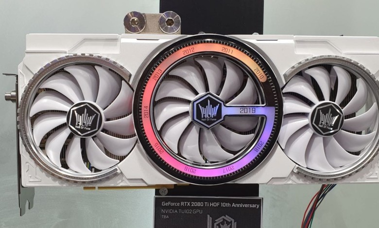 Galax RTX 2080 Ti Hall of Fame 10th Anniversary Edition