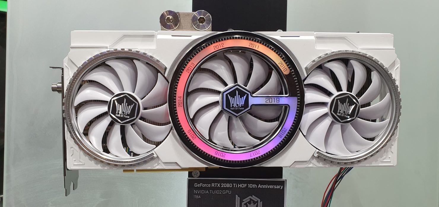 Galax RTX 2080 Ti Hall of Fame 10th Anniversary Edition