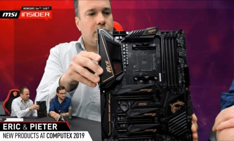 MSI meg X570 ACE amd ryzen