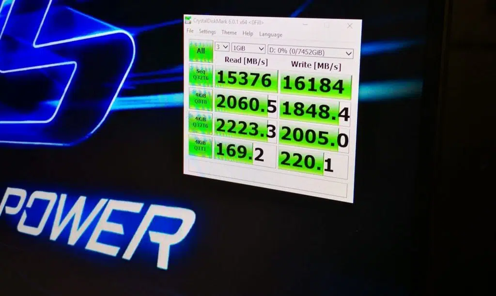gigabyte Aorus AIC Gen4 SSD 8TB benchmark