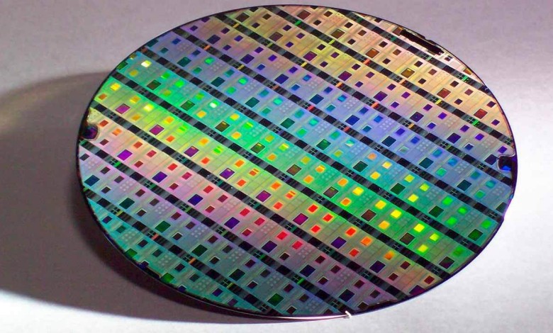 oblea silicio procesador cpu