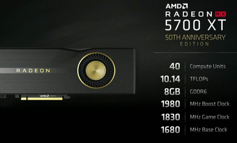 AMD RX 5700 XT 50TH Anniversary Edition e3 2019
