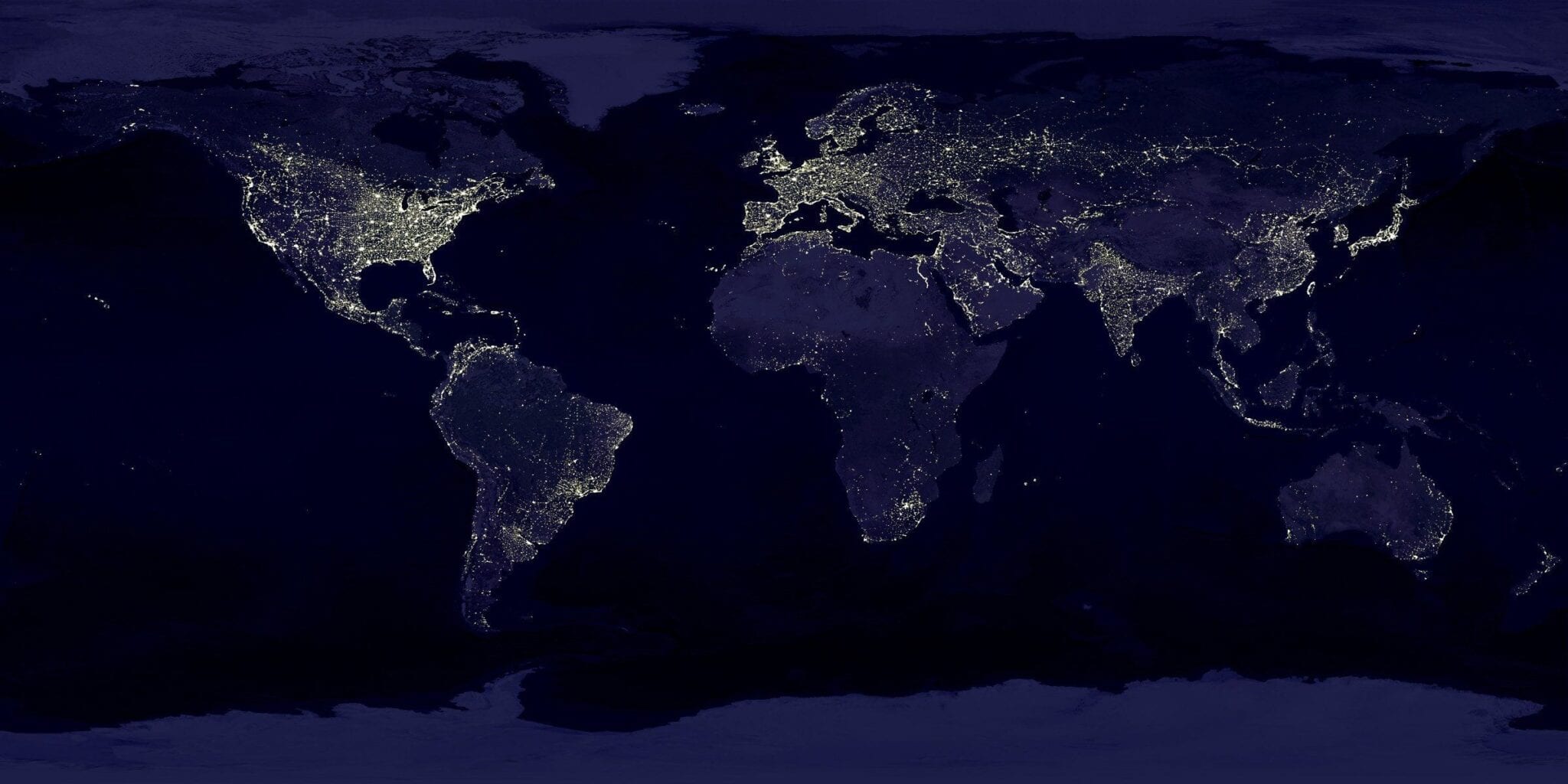 earth lights world 41949