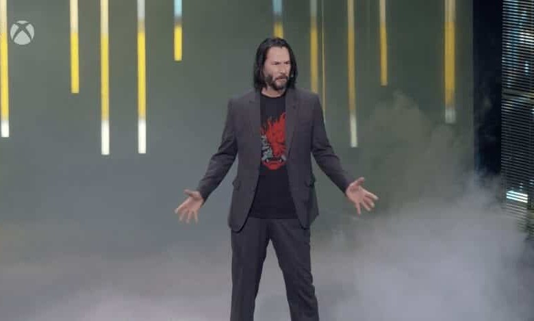 keanu reeves e3 cyberpunk 2077