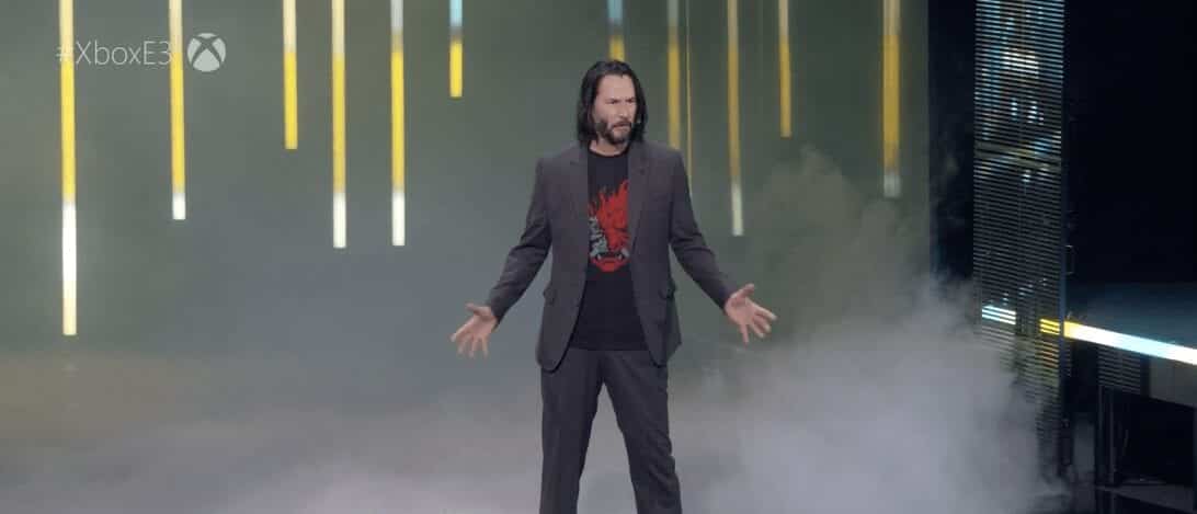 keanu reeves e3 cyberpunk 2077